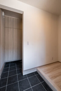 ゆったりとした玄関ホール