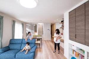 白を基調としたナチュラルなLDK