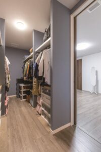 大容量ウォークインクローゼット