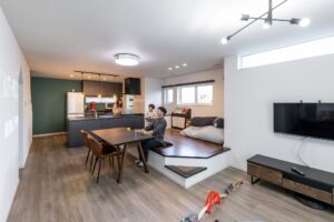 LDKは24畳を超える広さ