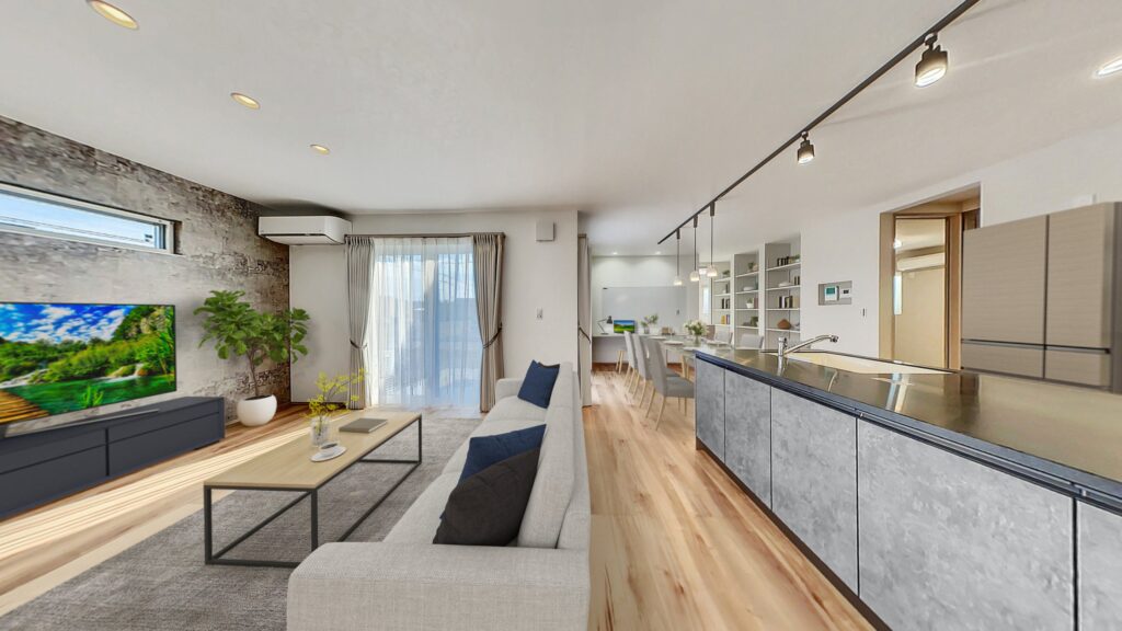 ゆとりある平屋で叶える、家事ラク動線と上質な暮らし|富士市O|イデキョウホーム